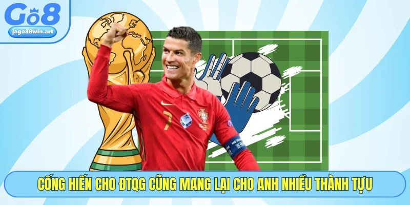 Tiểu Sử Cristiano Ronaldo: Hành Trình Huyền Thoại GO8 4 Cống hiến cho ĐTQG cũng mang lại cho anh nhiều thành tựu